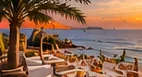 Tintswalo Atlantic's deck at sunset